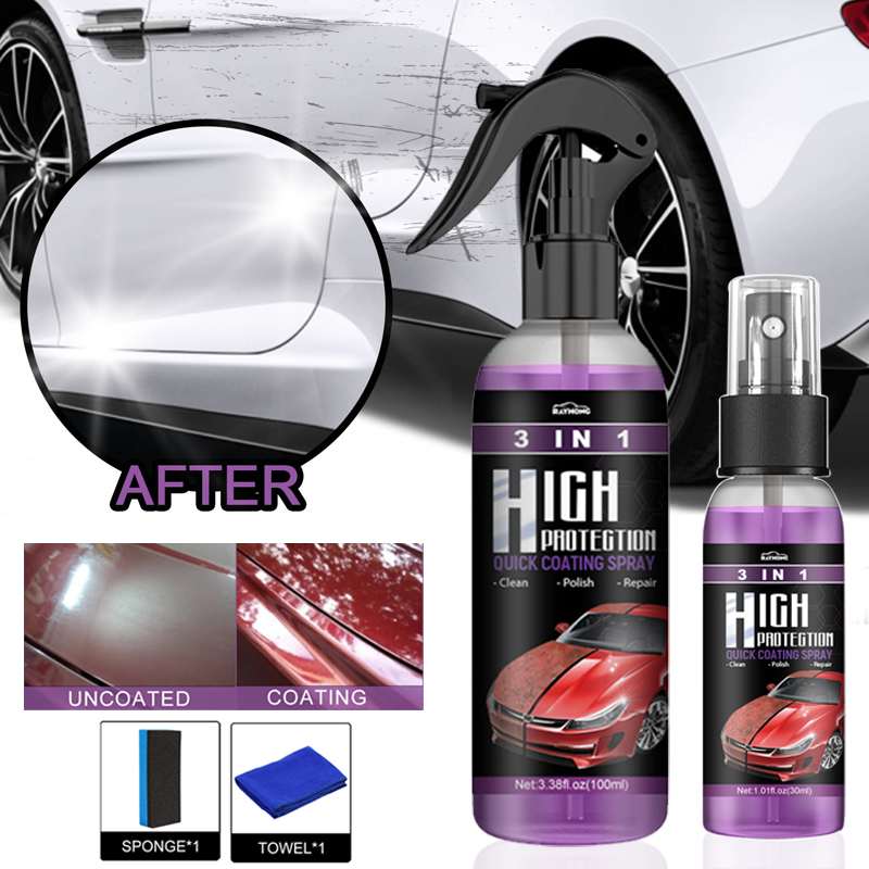 Nano Liquid Coating - 100ML 3-in-1 Auto-Keramik-Nanobeschichtung Flüssige Nanokristall-Hydrophobe Schicht