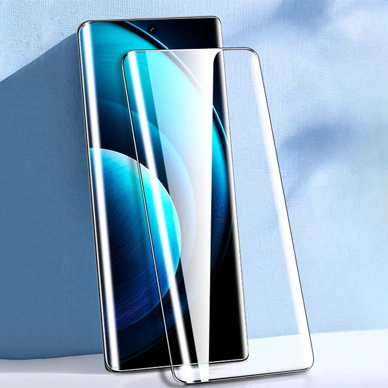 Vivo V40 - 3D Volle Kleber Gebogene Original Gehärtetem