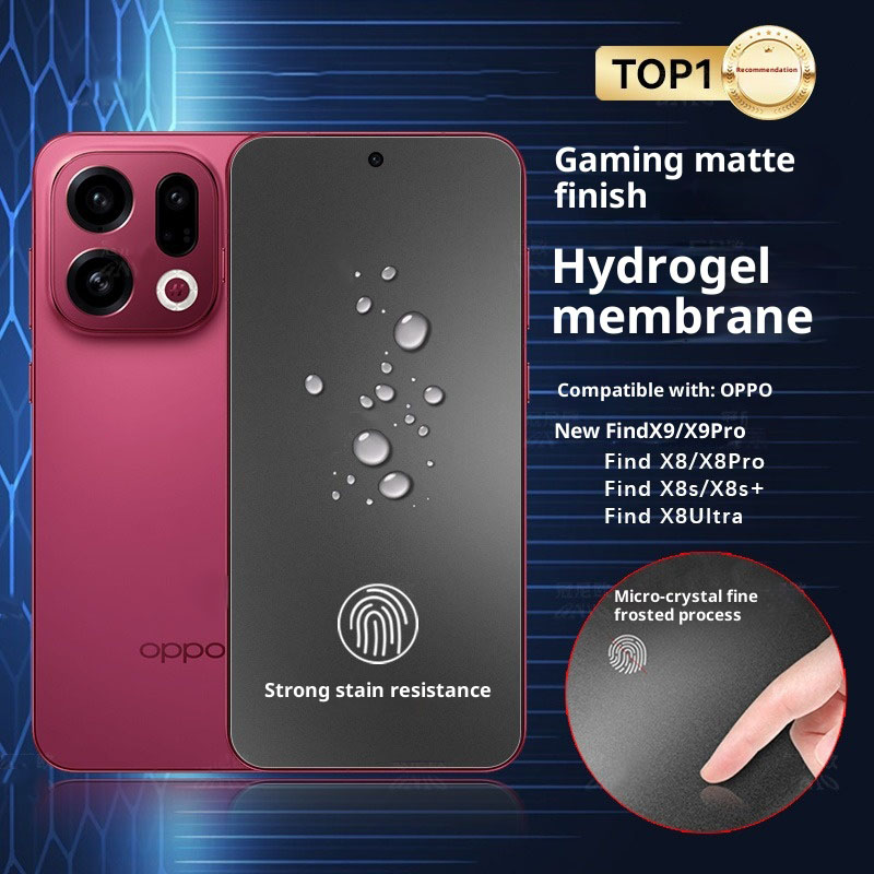 Oppo Find X8 - 3PCS 3D Gebogene Vorderseite Matte Hydrogel