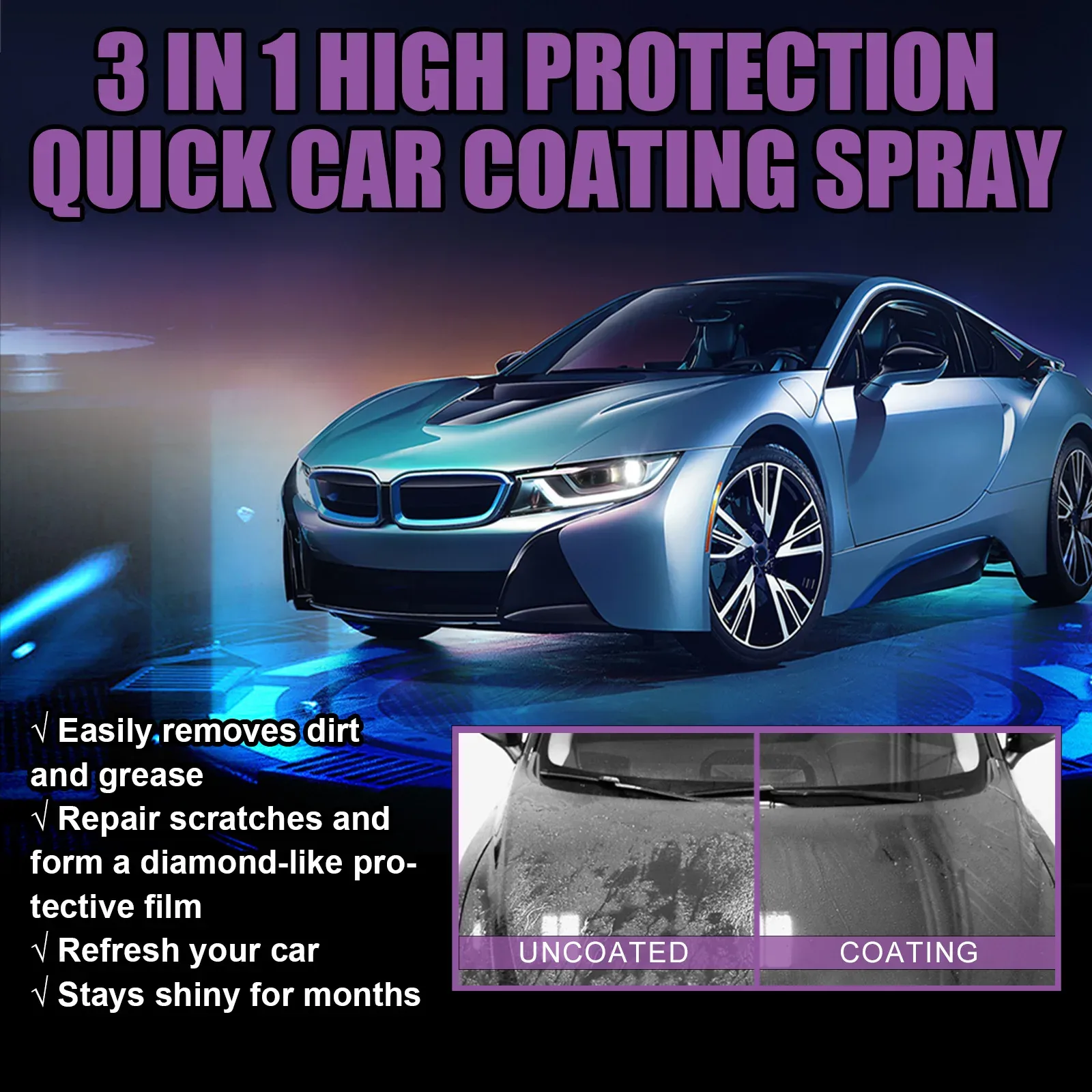 100ML 3-in-1 Auto-Keramik-Nano – Nano Liquid Coating Bewertung und Preis